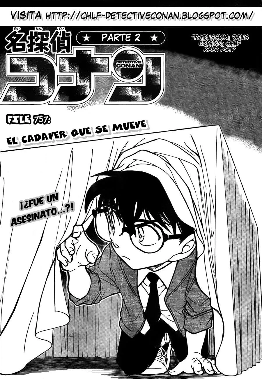 Detective Conan Capítulo 757 en Línea - página 1