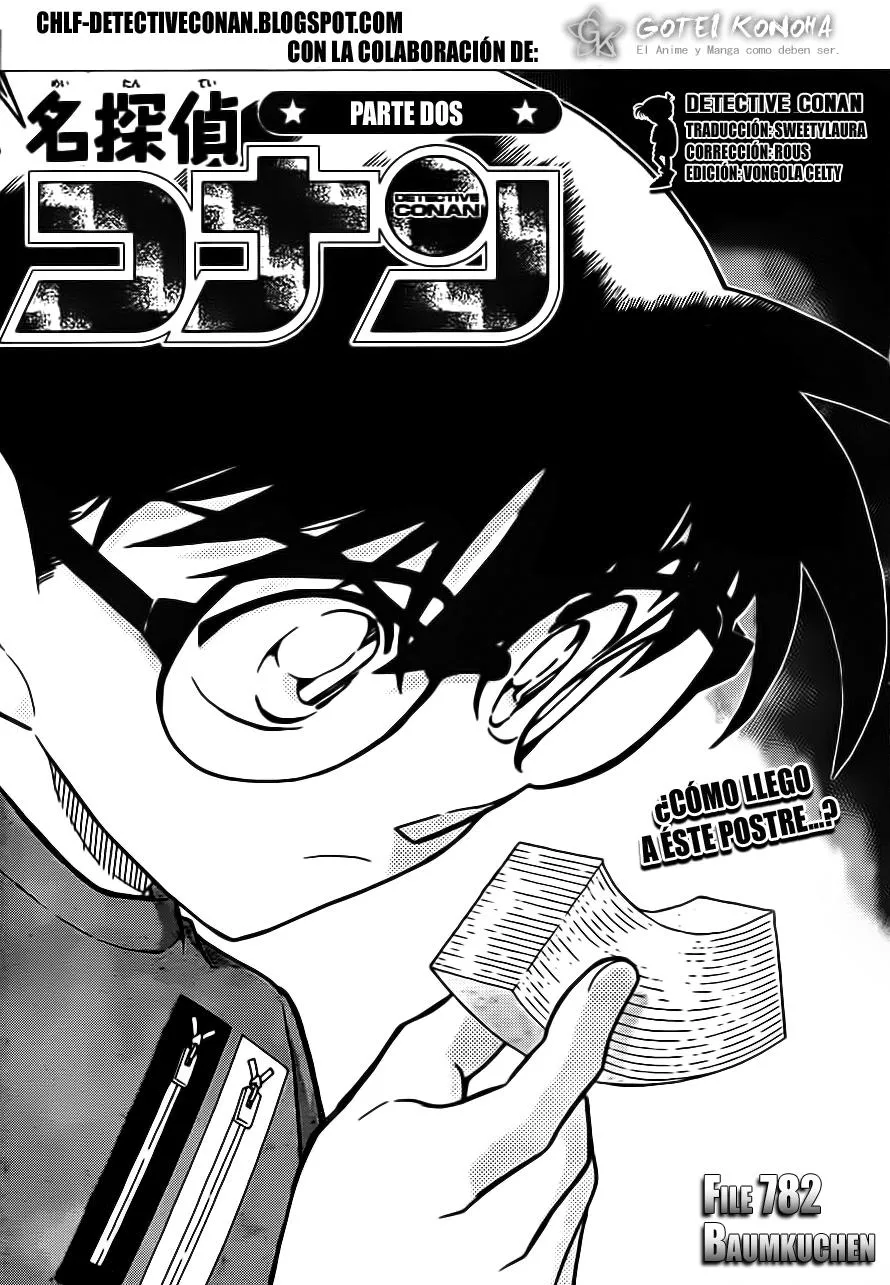 Detective Conan Capítulo 782 en Línea - página 1