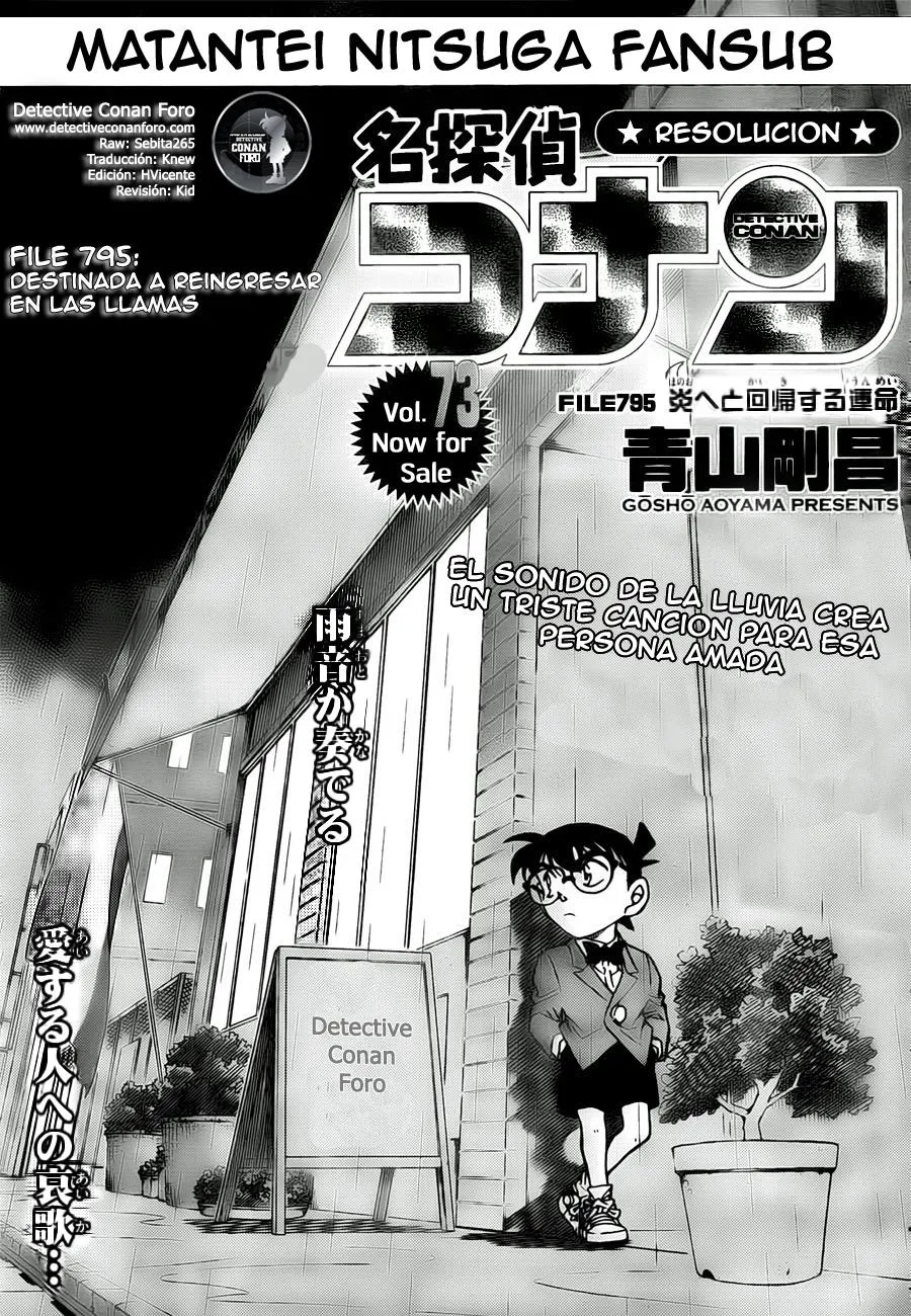 Detective Conan Capítulo 795 en Línea - página 1