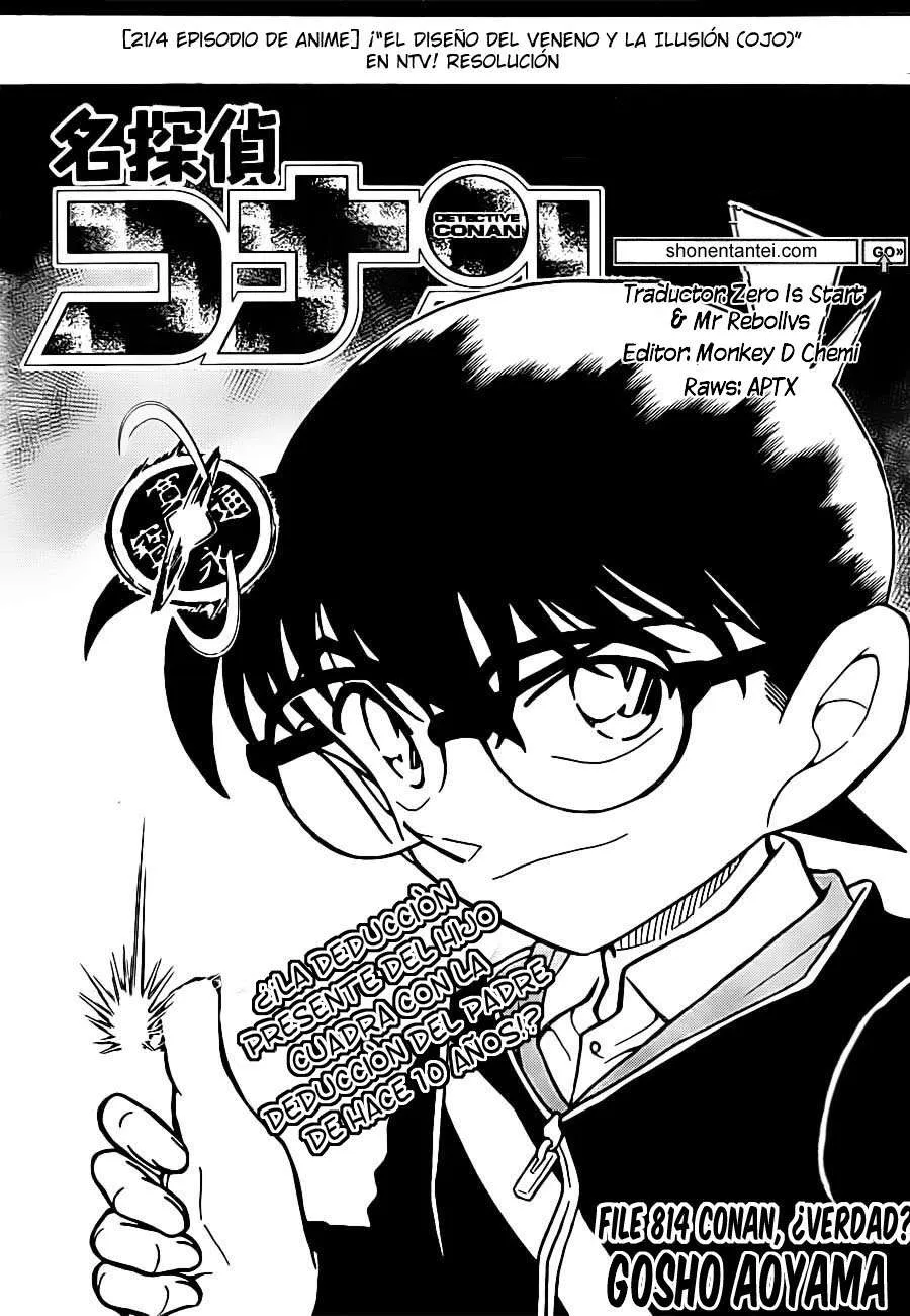 Detective Conan Capítulo 814 en Línea - página 1