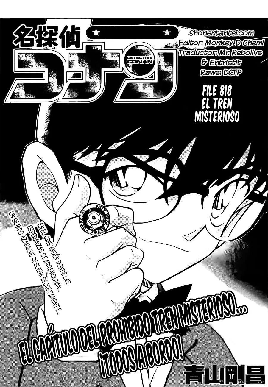 Detective Conan Capítulo 818 en Línea - página 1