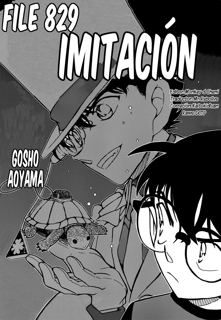 Detective Conan Capítulo 829 en Línea - página 1