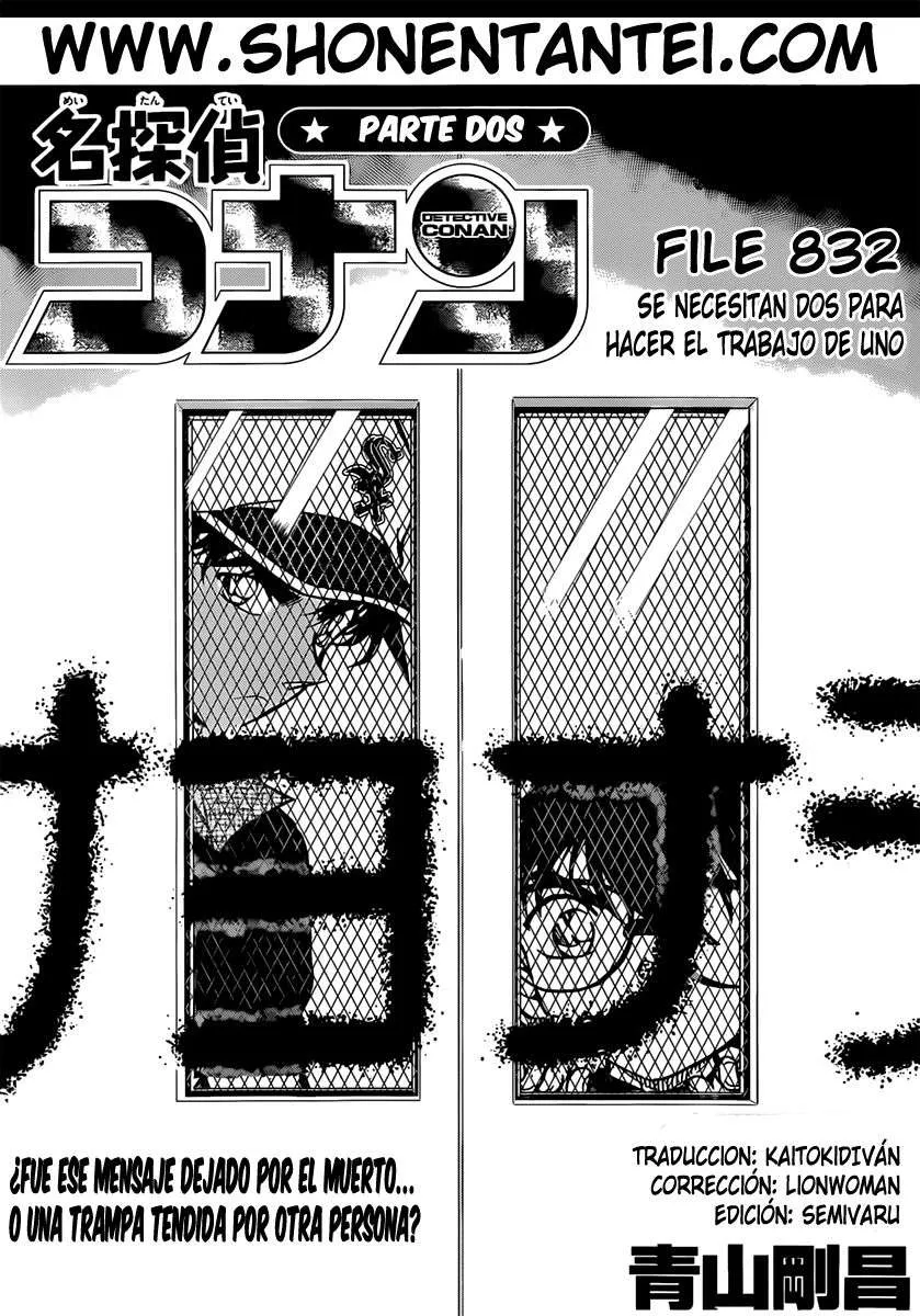 Detective Conan Capítulo 832 en Línea - página 1