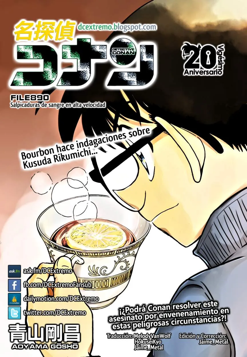 Detective Conan Capítulo 890 en Línea - página 1