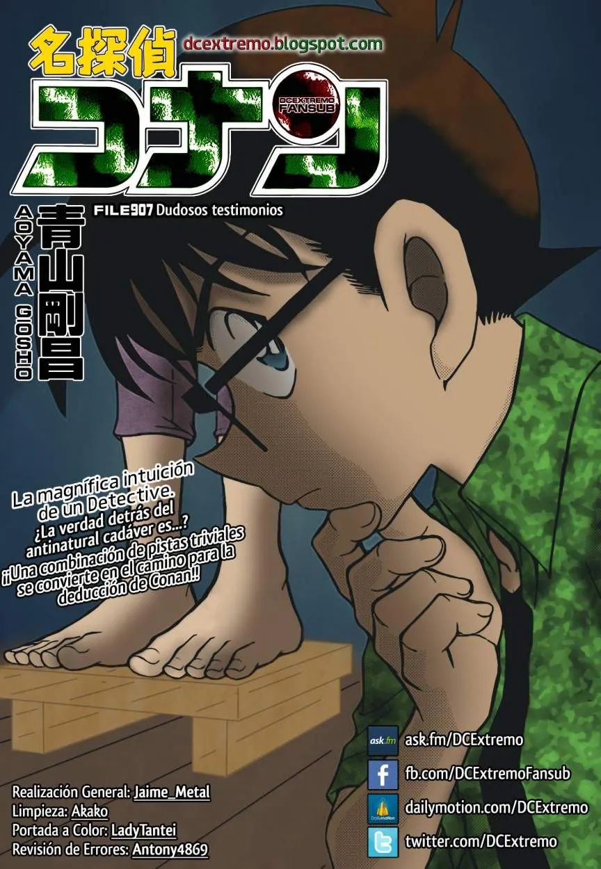 Detective Conan Capítulo 907 en Línea - página 1