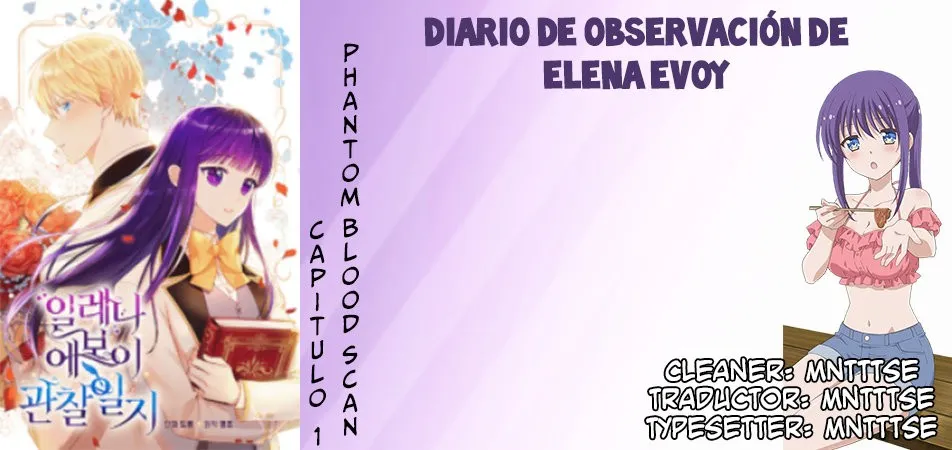 Diario de observación de Elena Evoy Capítulo 1 en Línea - página 1