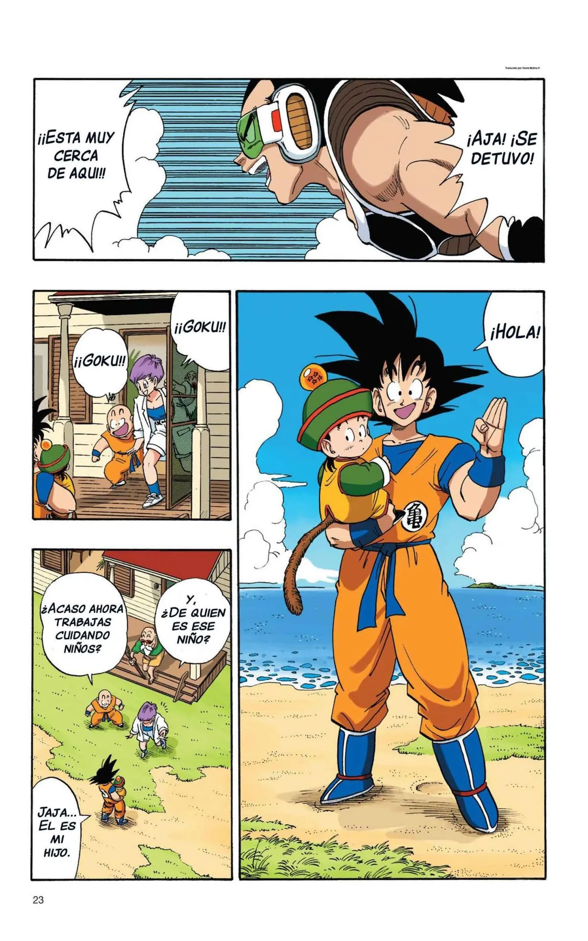 Dragon Ball Full Color Saiyan Arc Capítulo 1 en Línea - página 26