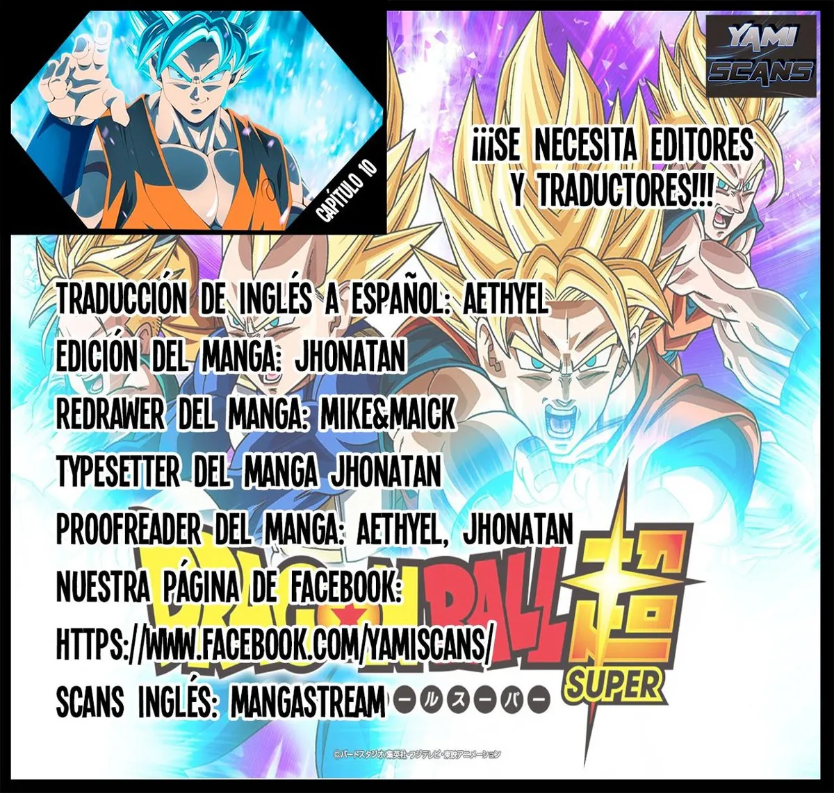 Dragon Ball Super Capítulo 10 en Línea - página 1