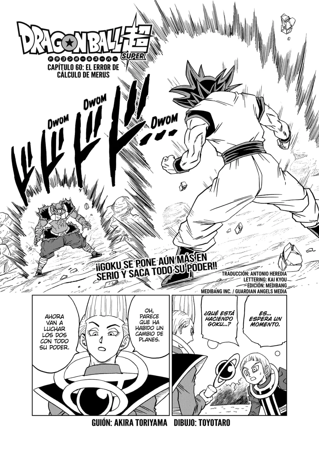 Dragon Ball Super Capítulo 60 en Línea - página 1