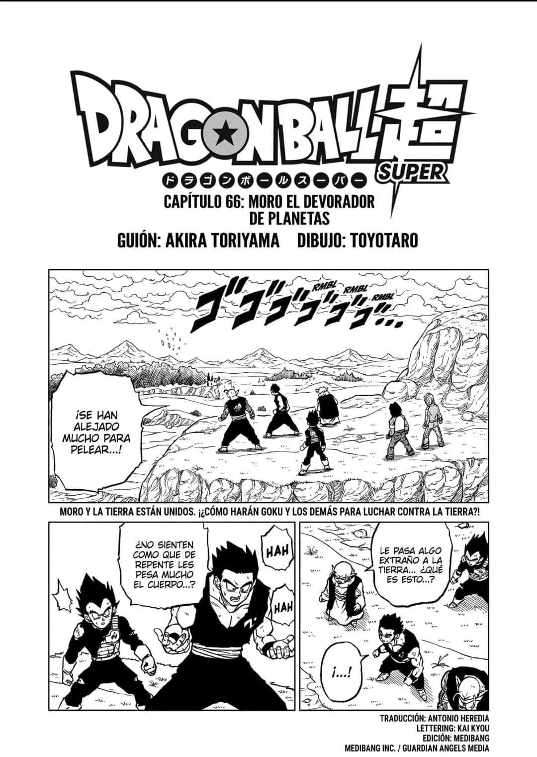 Dragon Ball Super Capítulo 66 en Línea - página 1