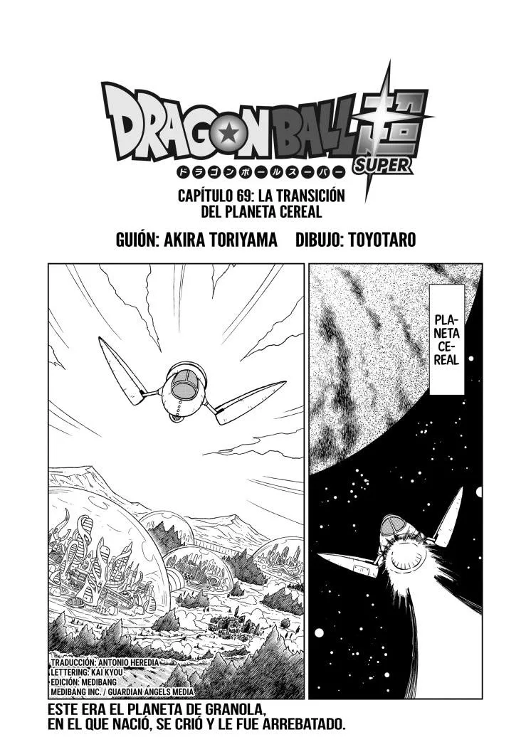Dragon Ball Super Capítulo 69 en Línea - página 1