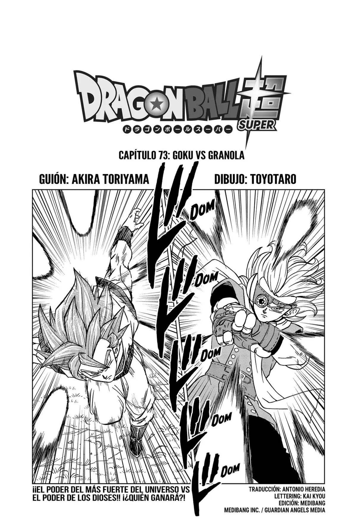 Dragon Ball Super Capítulo 73 en Línea - página 1