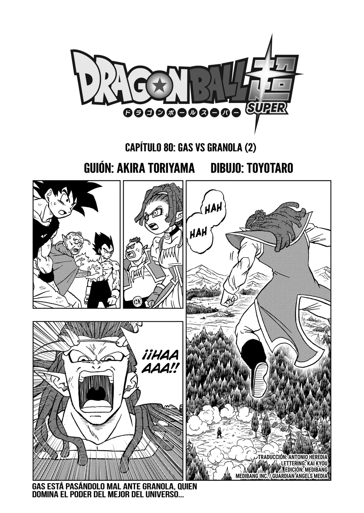 Dragon Ball Super Capítulo 80 en Línea - página 1