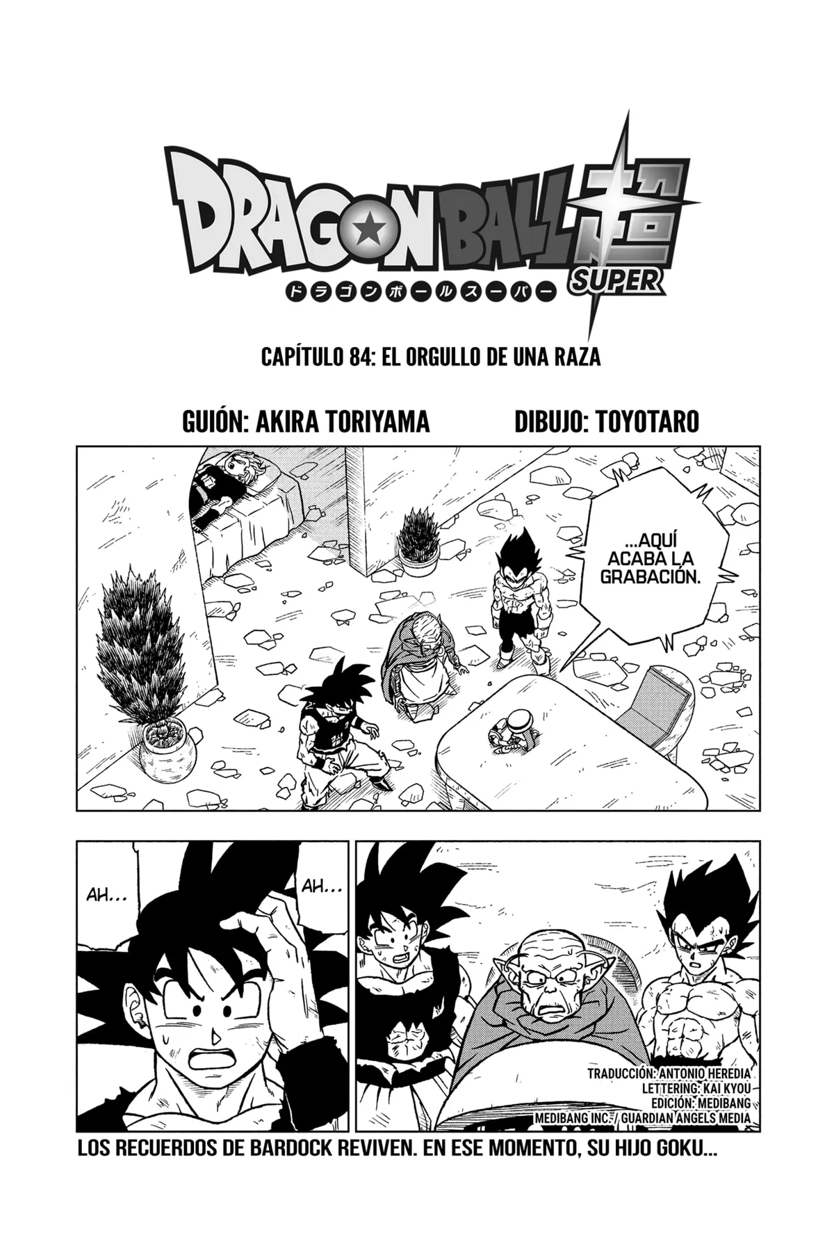 Dragon Ball Super Capítulo 84 en Línea - página 1
