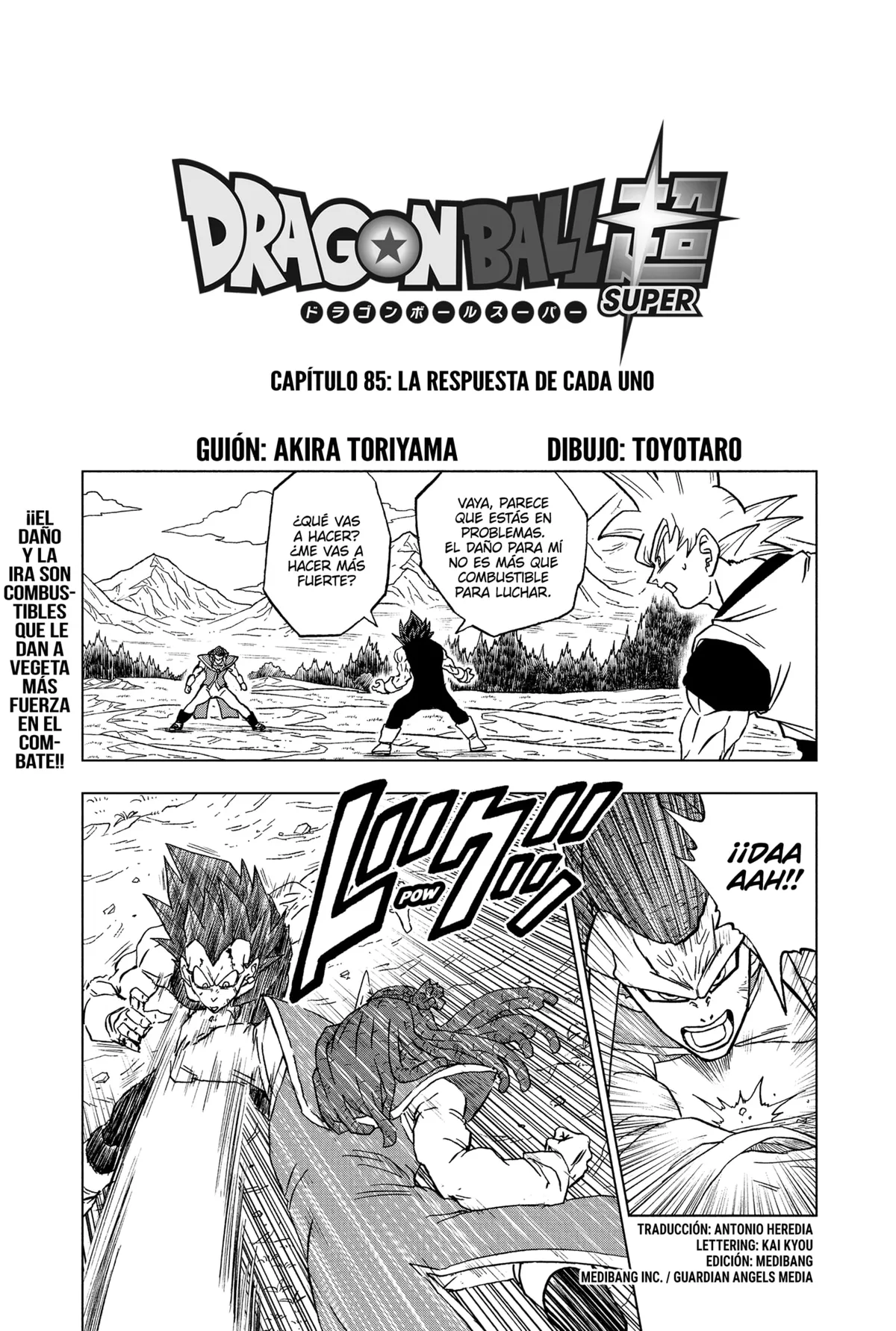 Dragon Ball Super Capítulo 85 en Línea - página 1