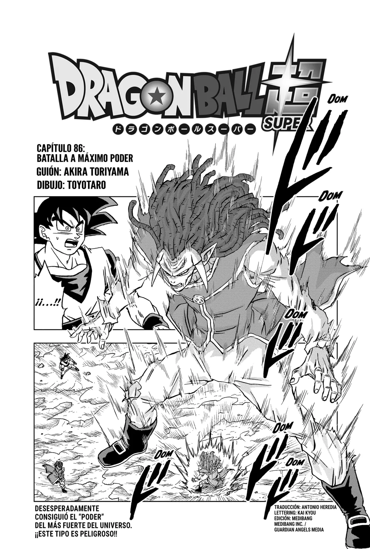 Dragon Ball Super Capítulo 86 en Línea - página 1