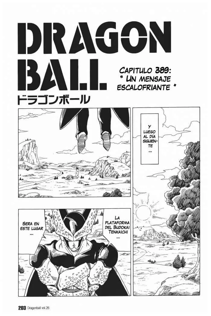 Dragon Ball Capítulo 389 en Línea - página 1
