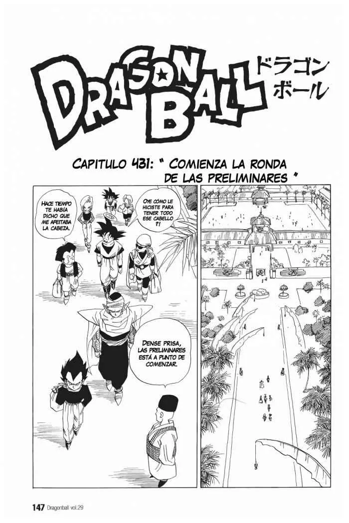 Dragon Ball Capítulo 431 en Línea - página 1