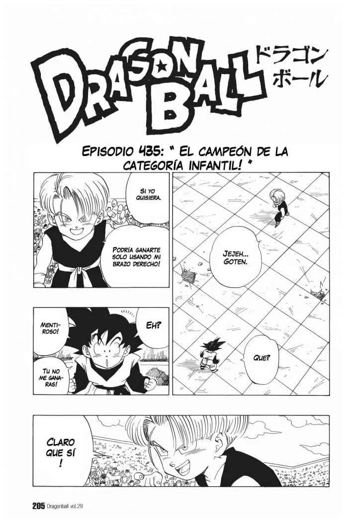 Dragon Ball Capítulo 435 en Línea - página 1