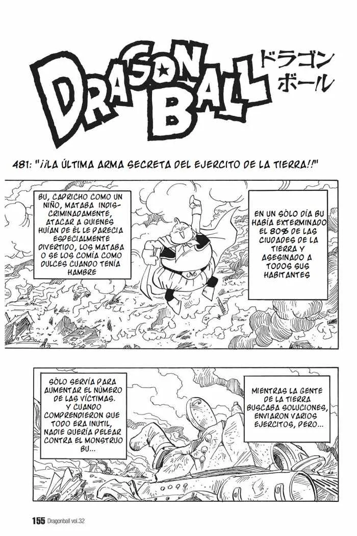Dragon Ball Capítulo 481 en Línea - página 1