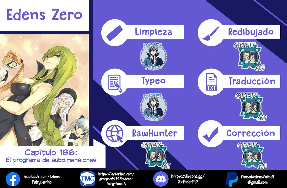 Edens Zero Capítulo 186 en Línea - página 1