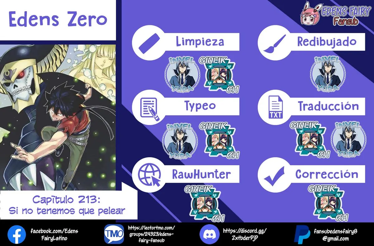 Edens Zero Capítulo 213 en Línea - página 1