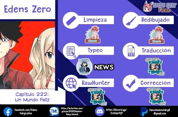Edens Zero Capítulo 222 en Línea - página 1