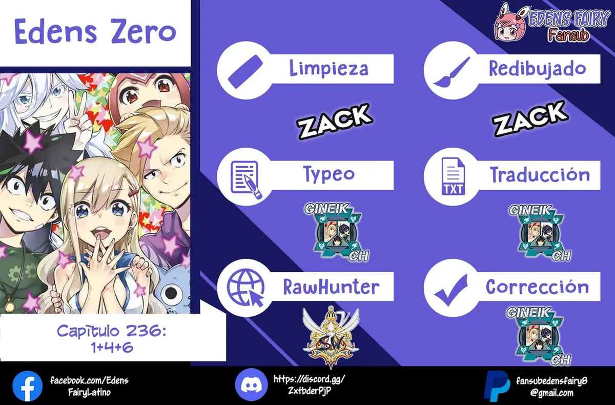Edens Zero Capítulo 236 en Línea - página 1