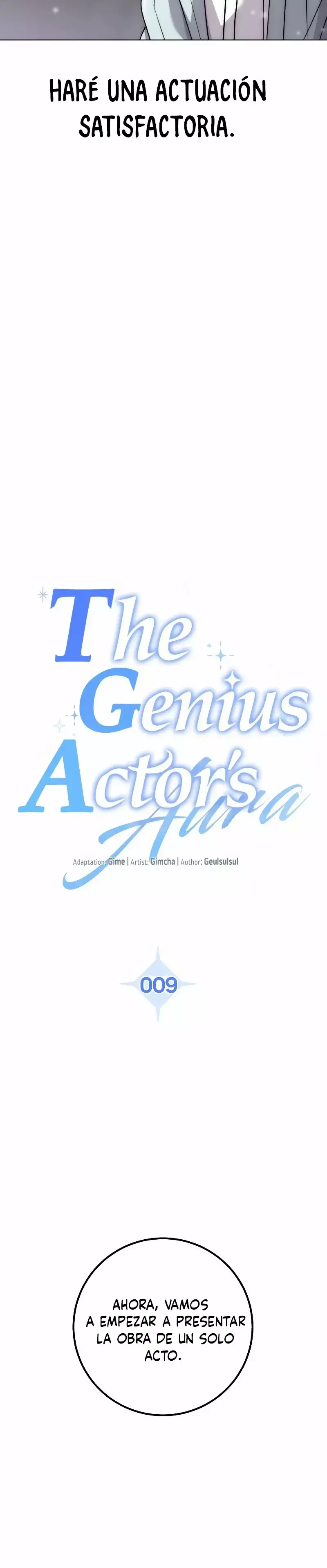 El aura del actor genio Capítulo 9 en Línea - página 7