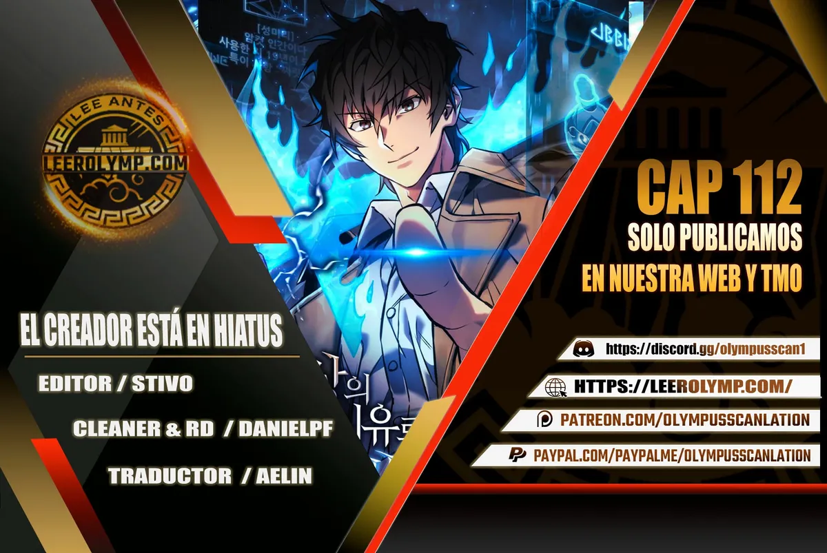 El creador está en hiatus Capítulo 112 en Línea - página 1