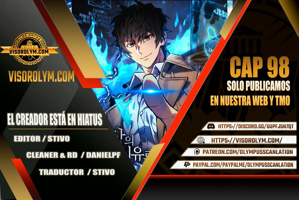 El creador está en hiatus Capítulo 98 en Línea - página 1