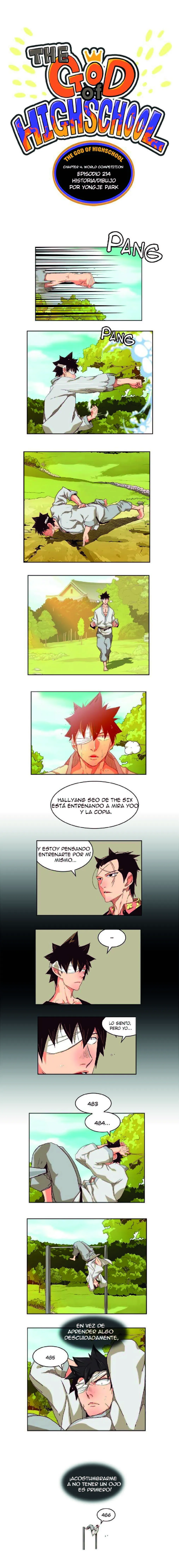 El Dios de la Escuela Secundaria Capítulo 214 en Línea - página 1