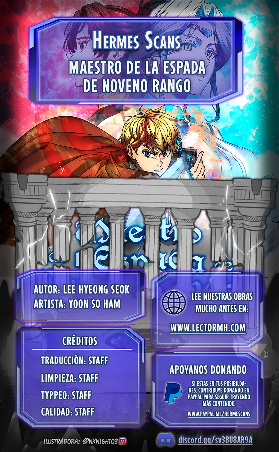 El maestro de la espada de noveno rango: conquistando las formas de la espada Capítulo 42.2 en Línea - página 1
