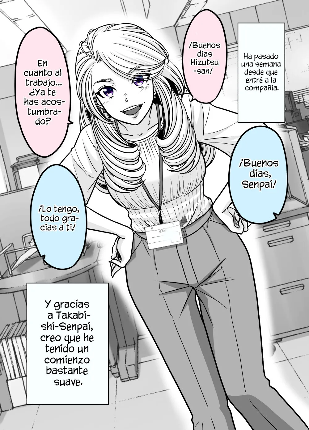 El mentor y el nuevo empleado que poco a poco cambian entre sí. Capítulo 8 en Línea - página 1