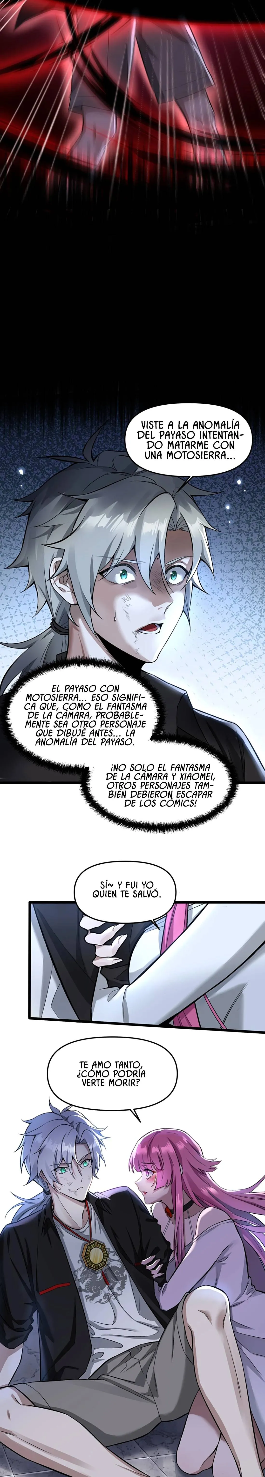 El personaje yandere que dibujé Capítulo 4 en Línea - página 11