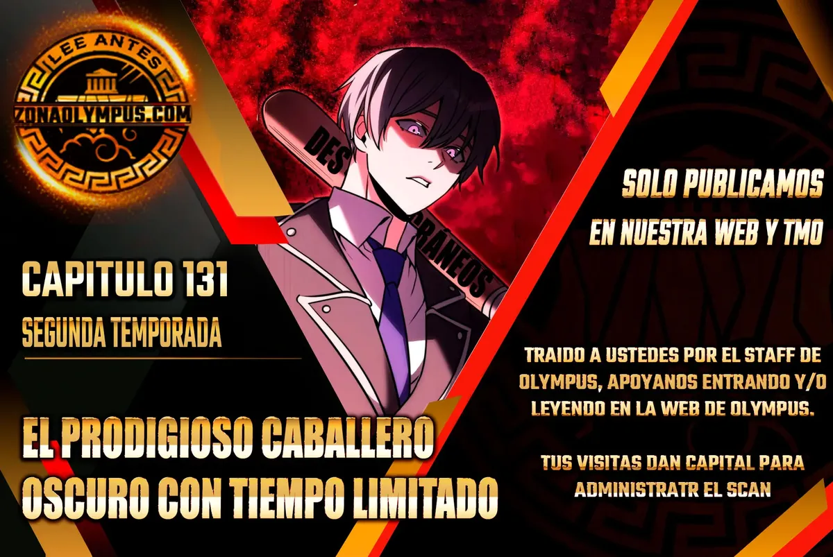 El prodigioso caballero oscuro con tiempo limitado Capítulo 131 en Línea - página 1