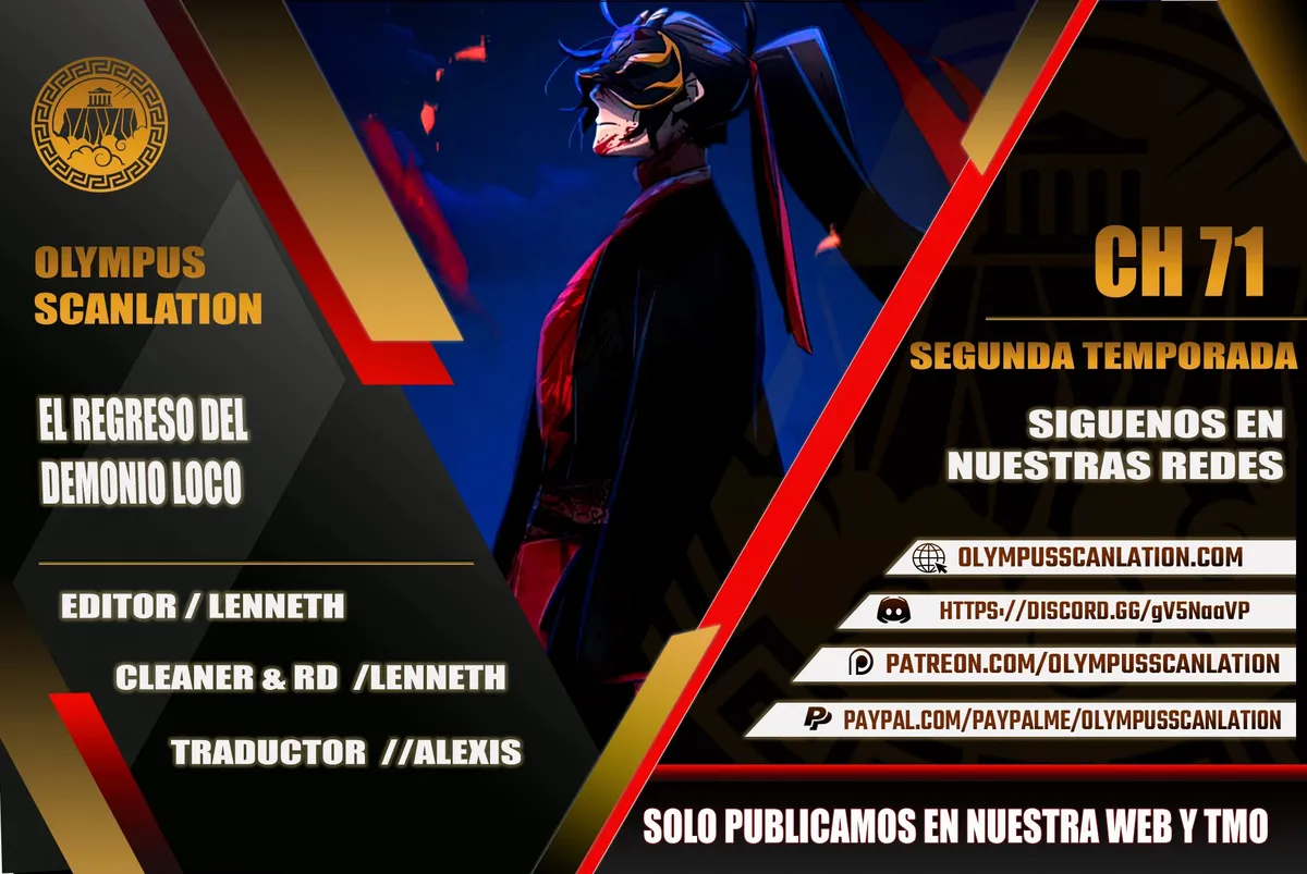 El regreso del demonio loco Capítulo 71 en Línea - página 1
