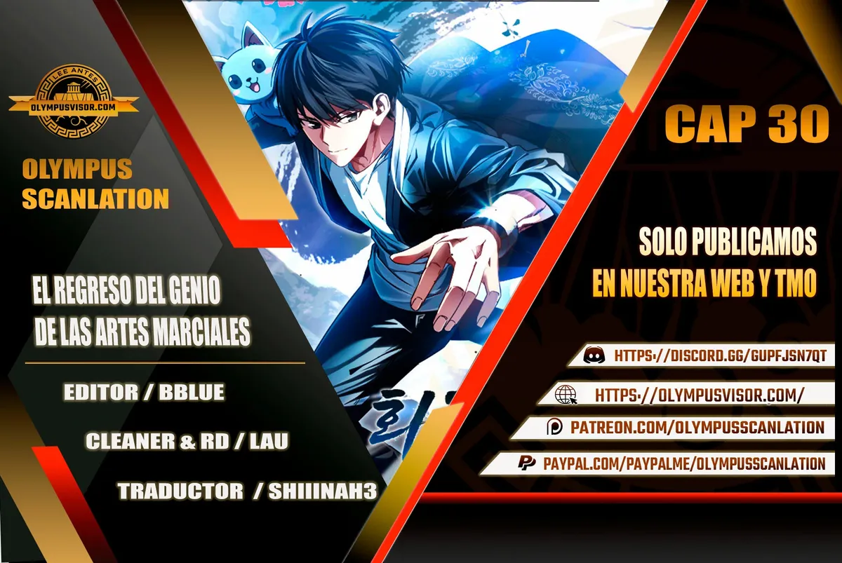EL REGRESO DEL GENIO DE LAS ARTES MARCIALES Capítulo 30 en Línea - página 1