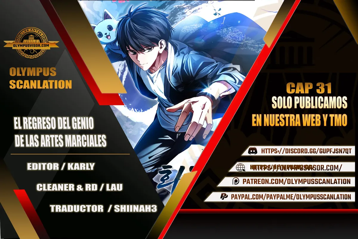 EL REGRESO DEL GENIO DE LAS ARTES MARCIALES Capítulo 31 en Línea - página 1