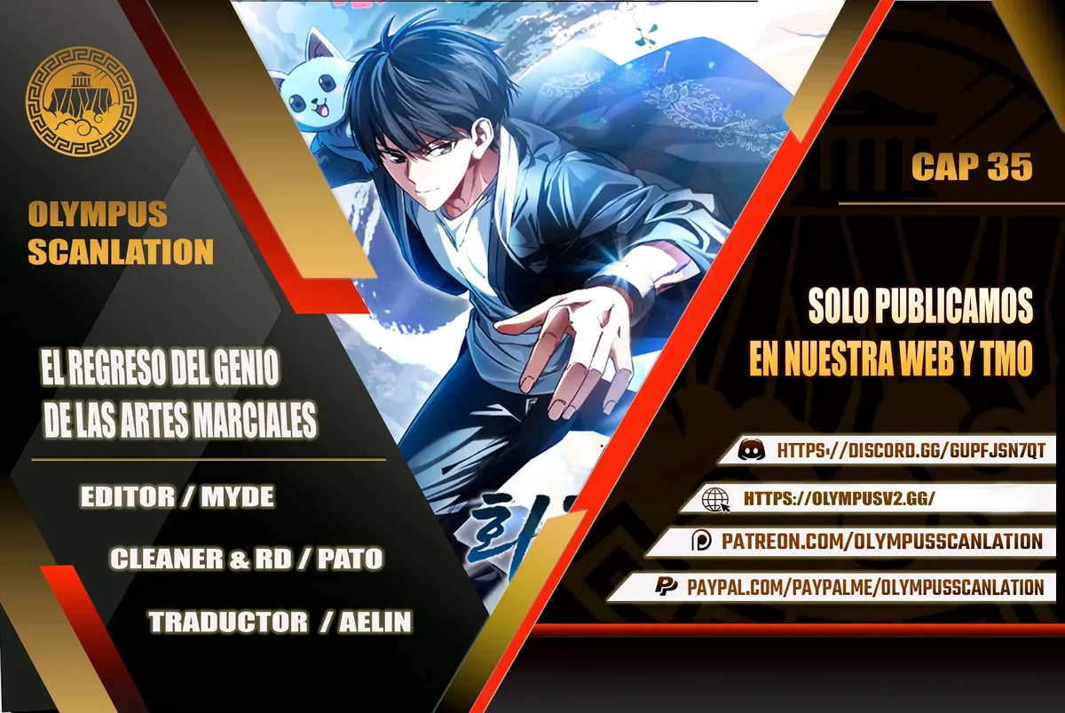 EL REGRESO DEL GENIO DE LAS ARTES MARCIALES Capítulo 35 en Línea - página 1