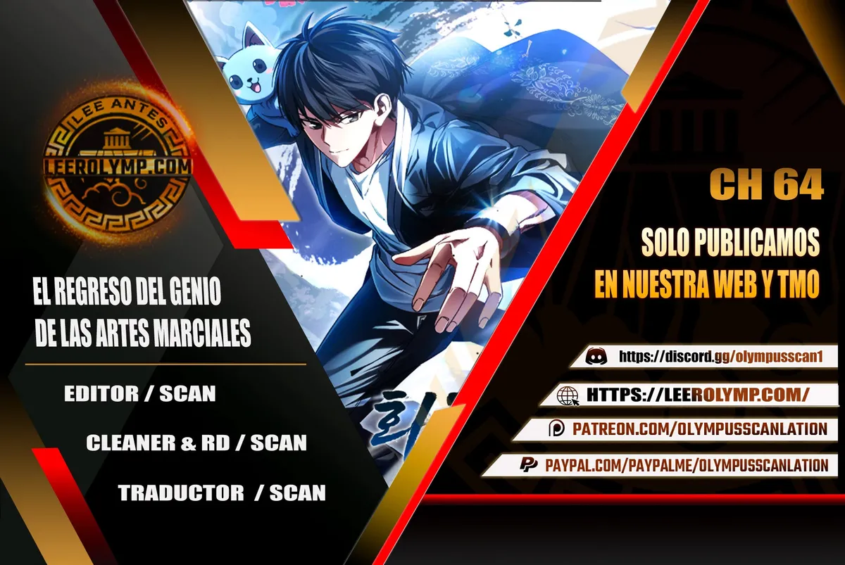 EL REGRESO DEL GENIO DE LAS ARTES MARCIALES Capítulo 64 en Línea - página 1