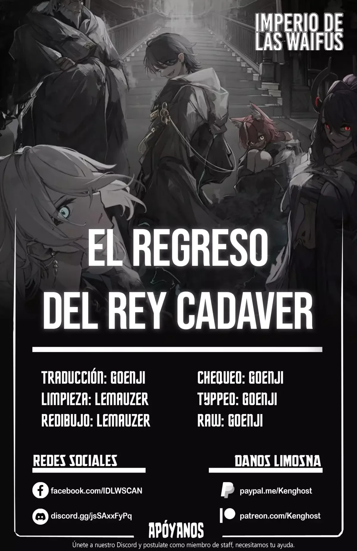 El regreso del Rey Cadáver Capítulo 7.2 en Línea - página 1