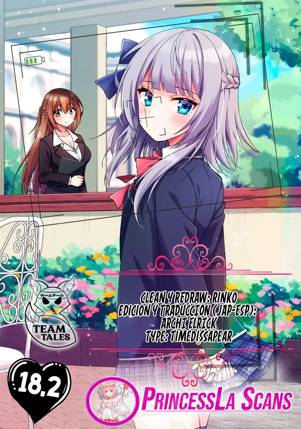El senpai de la camara y una kouhai muy servicial Capítulo 18.2 en Línea - página 1