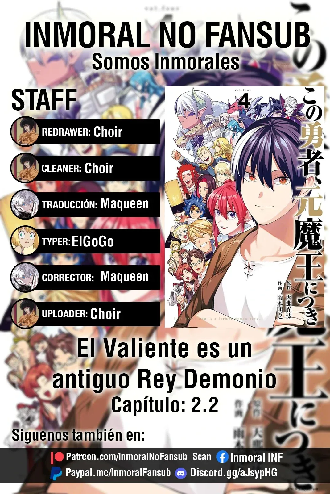 El Valiente es un antiguo Rey Demonio Capítulo 2.2 en Línea - página 1