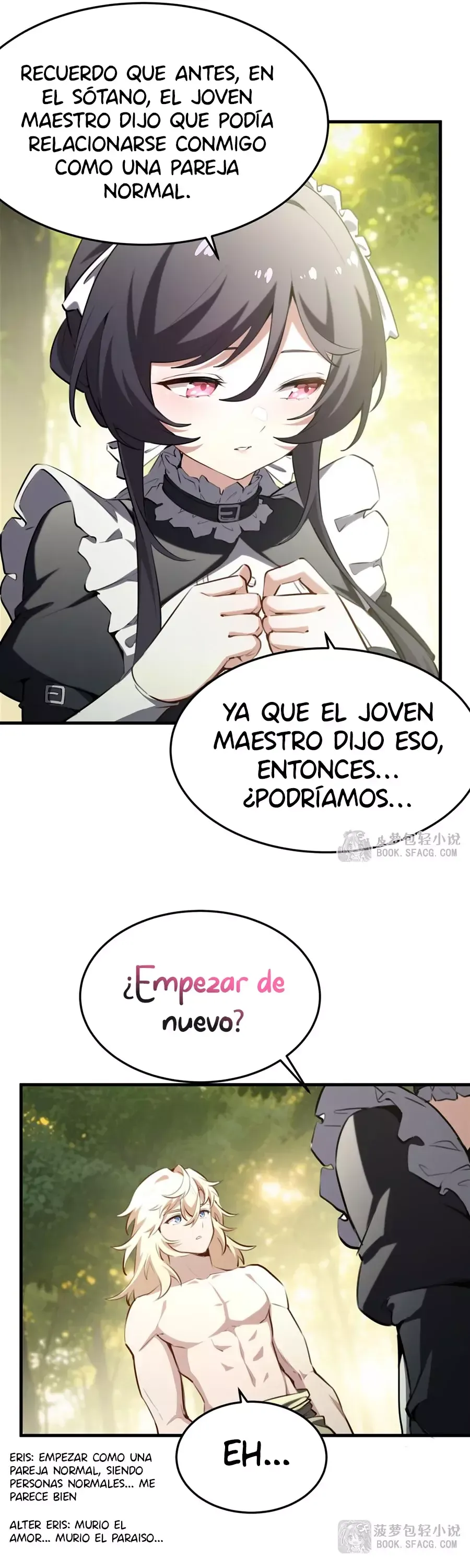 El villano rubio de la novela de la protagonista femenina quiere ser feliz Capítulo 38 en Línea - página 15