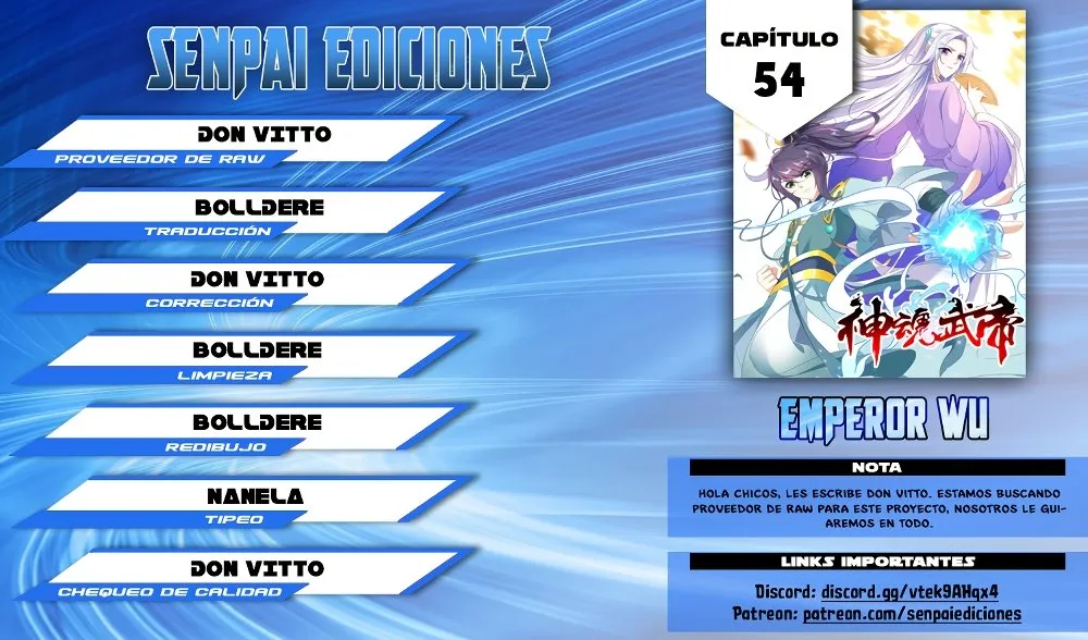 Emperor Wu Capítulo 54 en Línea - página 1
