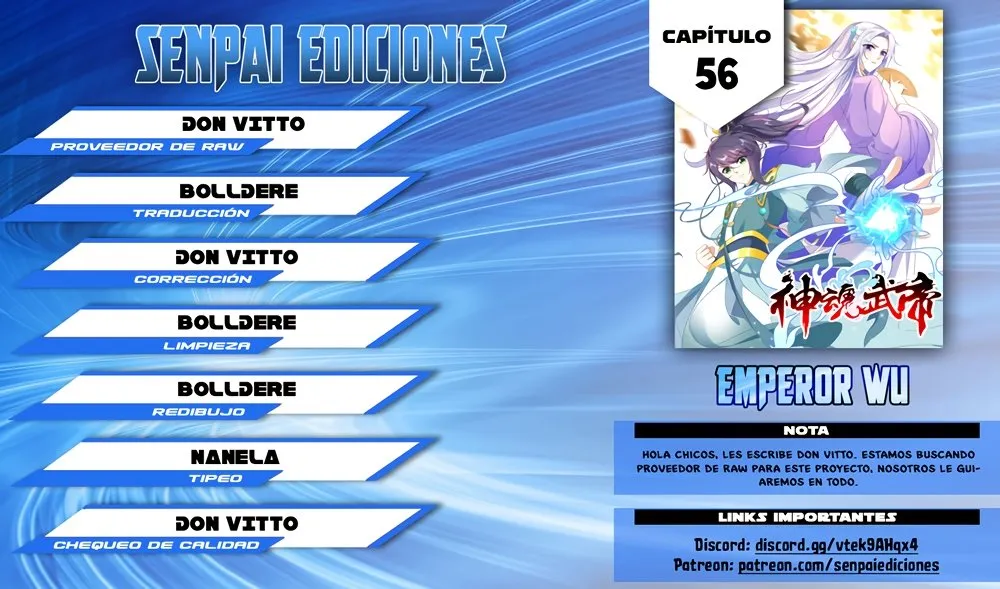 Emperor Wu Capítulo 56 en Línea - página 1