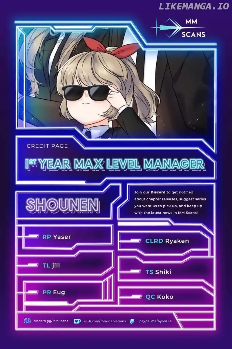 1st year Max Level Manager Chapter 121 Online - página 1