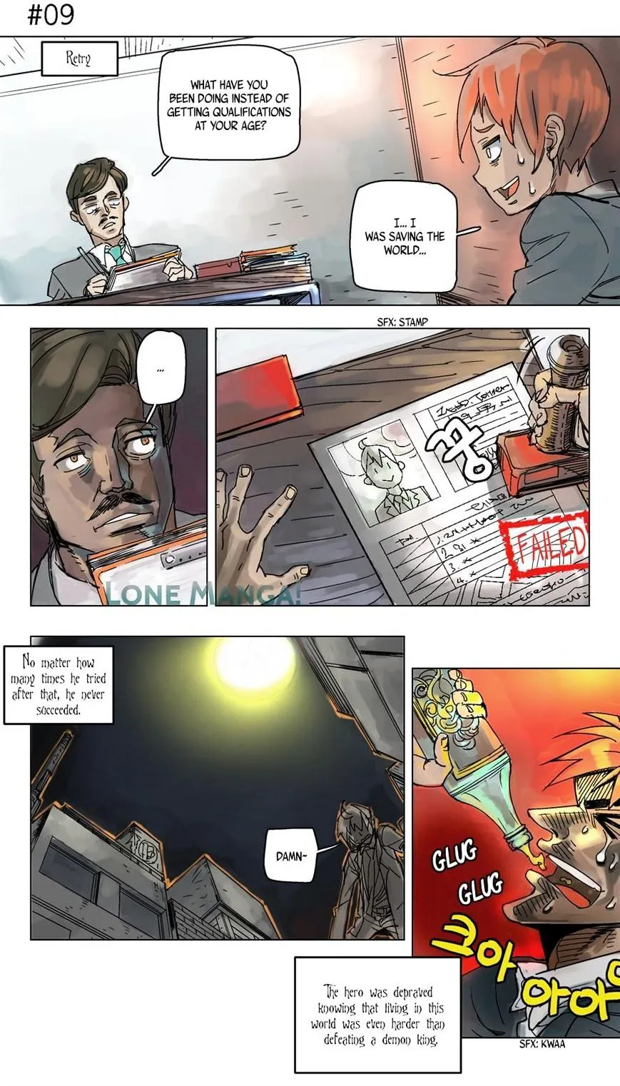 4 Cut Hero Chapter 1 Online - página 2