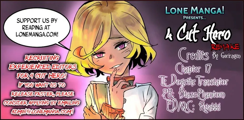 4 Cut Hero Chapter 17 Online - página 1